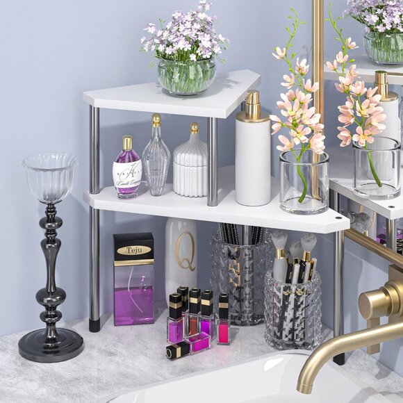 Bathroom Countertop Organizer Counter Shelf - Bathroom Organization - Picture 3 of 6